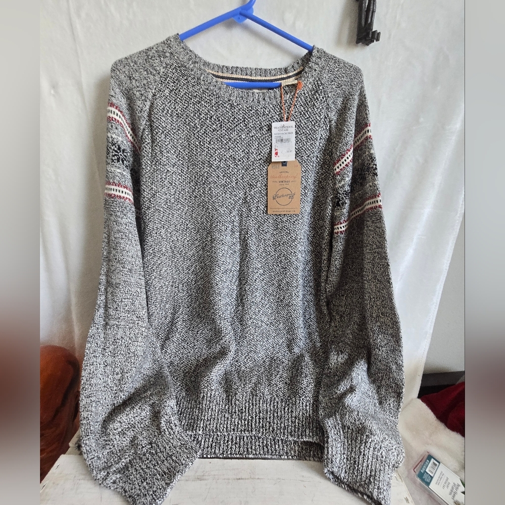Weatherproof Vintage brand Mens sweater sz XL  New with tags skiing winter